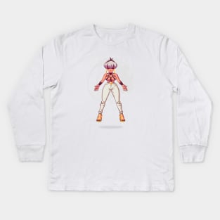 The Queen Of Fighters Kids Long Sleeve T-Shirt